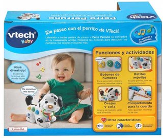 Perrito interactivo con sonido y luz Vtech.