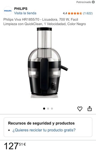 Licuadora Philips Quick Clean