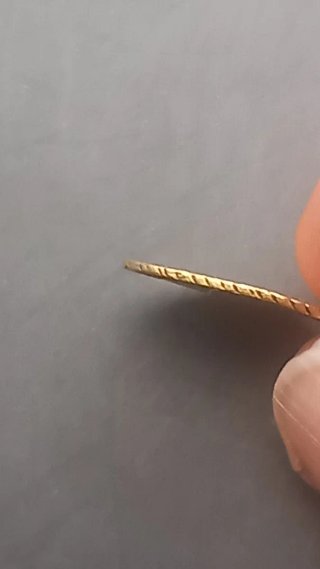 Moneda Medio Escudo Oro 1756