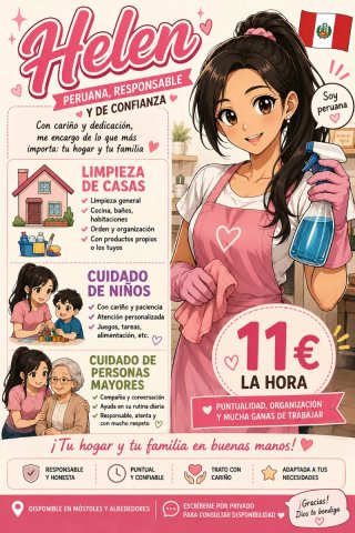 Helen te ayuda en casa