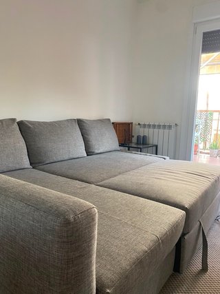 Sofá cama IKEA gris tela