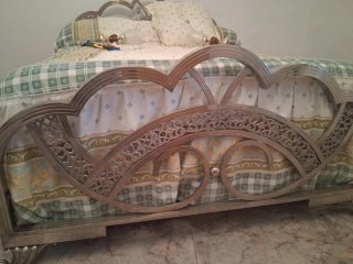 Cama vintage metal 3 camas de matrimonio