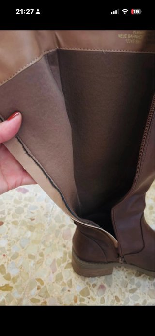 Botas altas marrones