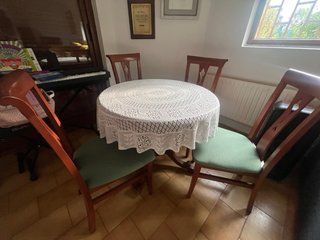 Comedor mesa extensible 4 sillas
