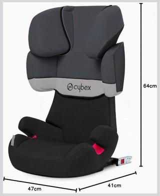 Cybex Solution X-Fix Silla Coche Gris