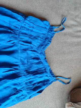 Top Massimo Dutti azul