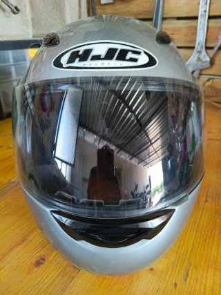Casco de moto HJC como nuevo