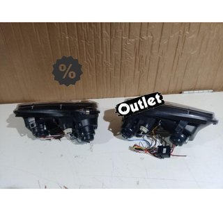 HG FAROS VOLKSWAGEN VW GOLF 4 OJOS ANGEL LED LOOK R32 FONDO