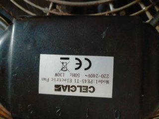 Ventilador Industrial Celcia 130W 230V