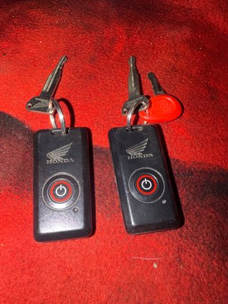 Llaves Honda Forza 250 Mando Inalambrico