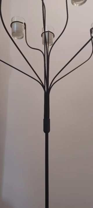 Candelabro de pie forja 9 velas