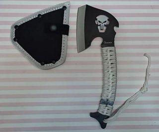 OFERTA! HACHA TÁCTICA DEPORTIVA PUNISHER CON FUNDA