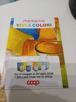 Bollini Coop Memento Vivi a Colori