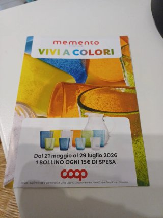 Bollini Coop Memento Vivi a Colori