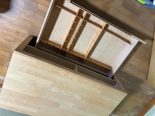 Mesa TV y Almacenaje Madera Clara