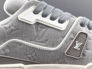 Zapatos Louis Vuitton Gris/Blanco