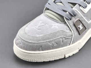 Zapatos Louis Vuitton Gris/Blanco