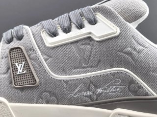 Zapatos Louis Vuitton Gris/Blanco