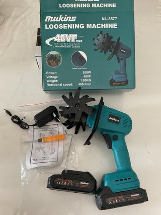 Motozappa Elettrica a Batteria 48VF al Litio