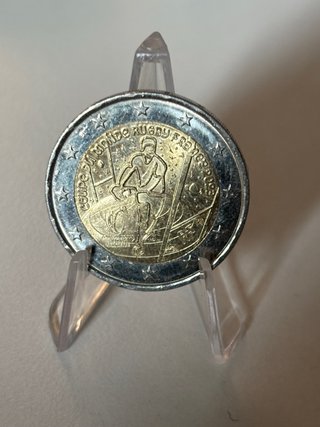 Moneda 2€ Rugby Francia 2007