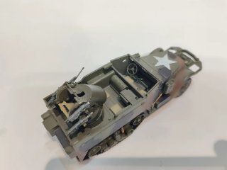 Maqueta semioruga aliado a escala 1:43
