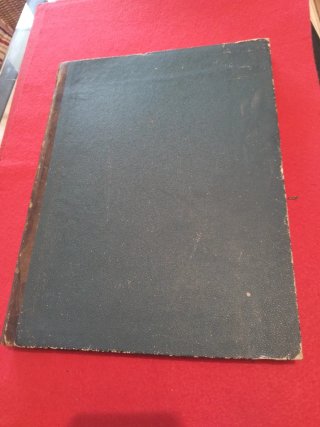 Cuaderno manuscrito estudios náuticos  siglo. XIX