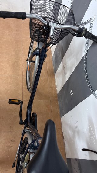 Bicicleta Paseo Decathlon Azul
