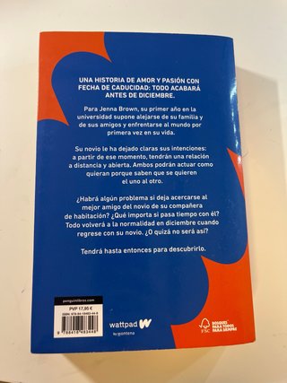 Libro de lectura Antes de Diciembre