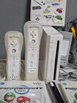 Pack Nintendo Wii Blanca + Mandos + Juegos