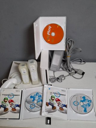 Pack Nintendo Wii Blanca + Mandos + Juegos