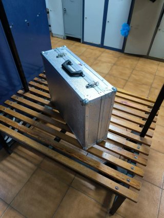 Maletín Rígido Aluminio Plata reforzado