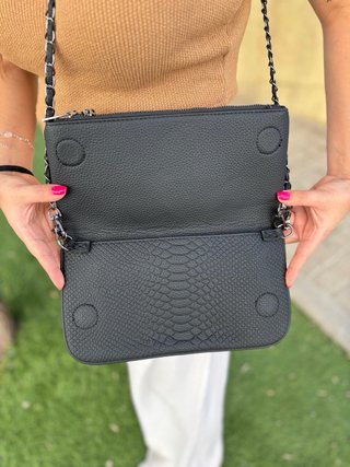 Bolso Zadig & Voltaire Negro Piel Serpiente