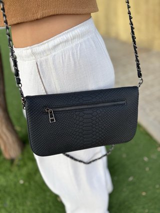 Bolso Zadig & Voltaire Negro Piel Serpiente