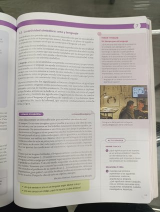 Libro Filosofía 1 BACH Santillana