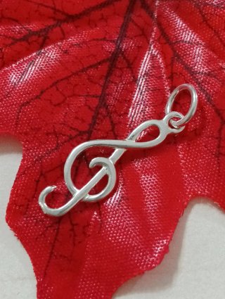 Colgante Clave de Sol Plata