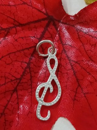 Colgante Clave de Sol Plata