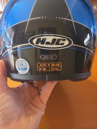Casco de moto HJC negro