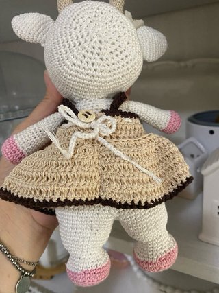 Mucca amigurumi fatta a mano