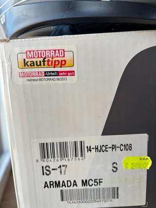 Casco Moto HJC IS-17 armada