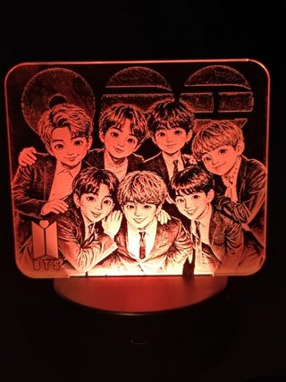 Lámpara LED BTS K-Pop