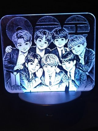 Lámpara LED BTS K-Pop