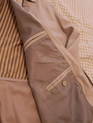 Chaqueta Bomber Beige Dustin