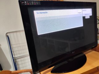 Televisión LG Negra