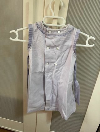 Vestido lila bebé con flores
