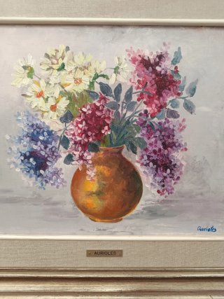 Cuadro Aurioles Óleo sobre Lienzo, Córdoba.