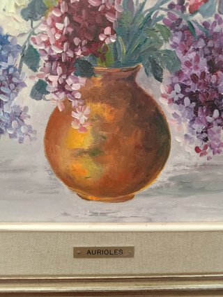 Cuadro Aurioles Óleo sobre Lienzo, Córdoba.