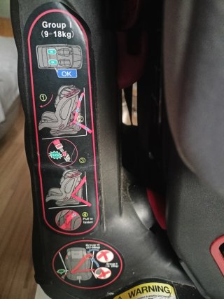Silla de coche Be Cool gris y negra
