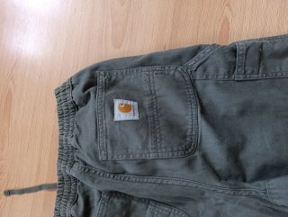 Pantalón cargo hombre verde militar