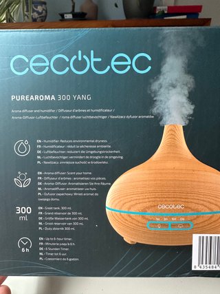 Difusor de aroma con diseño madera