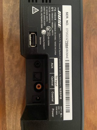 Soundbar Bose Nero